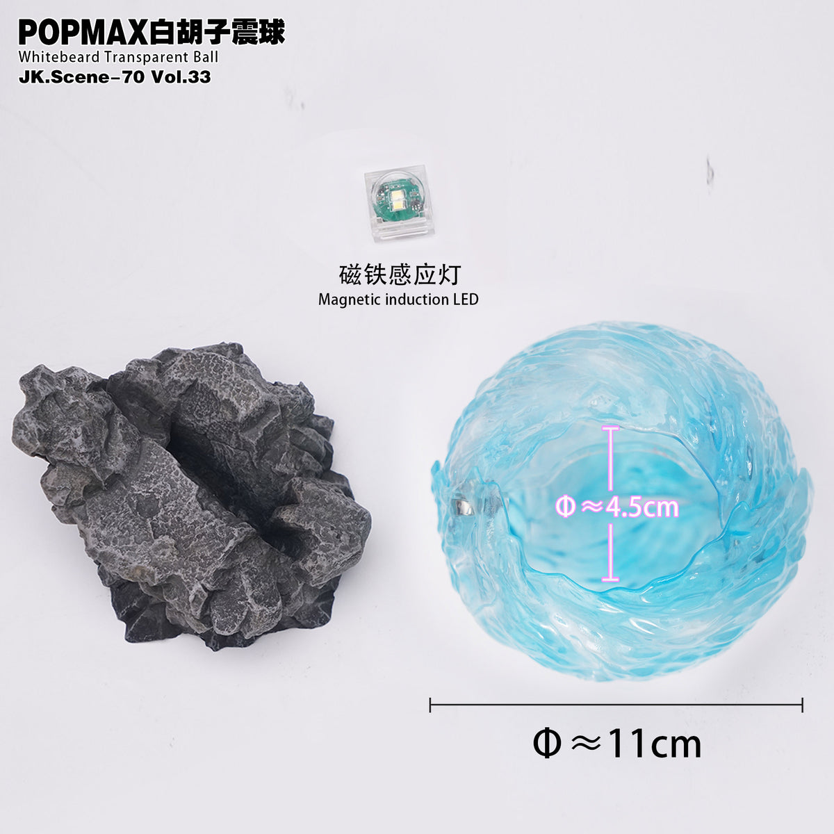 JacksDo Studio - POPMAX Edward Newgate Transparent Ball X Replacement Head