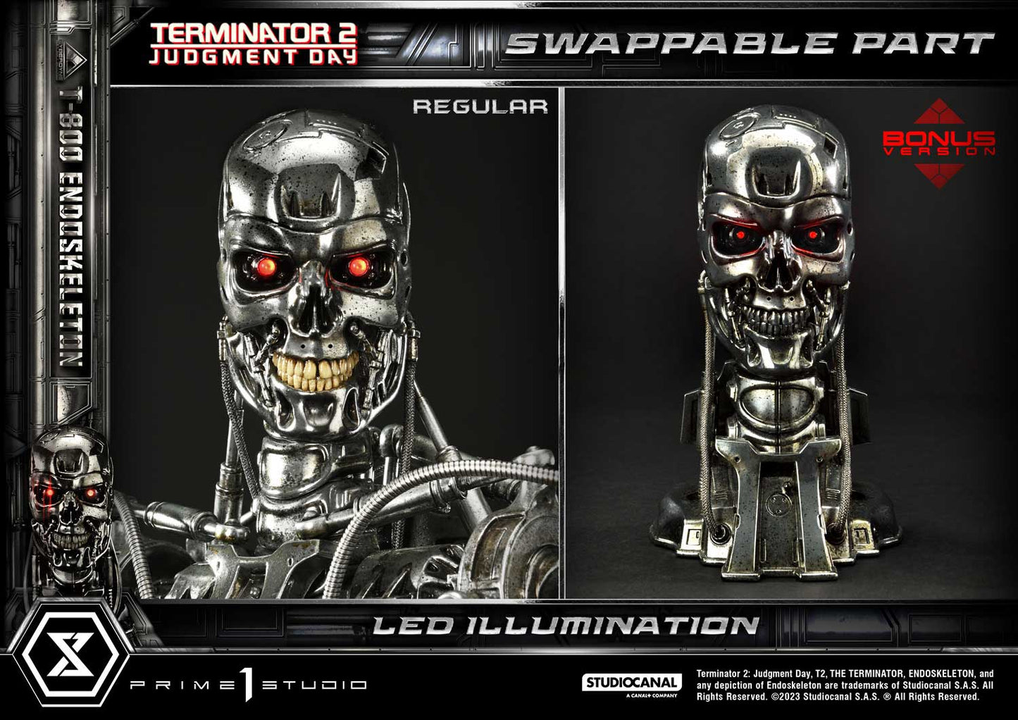 Prime 1 Studio - T-800 Endoskeleton [3 Variants]