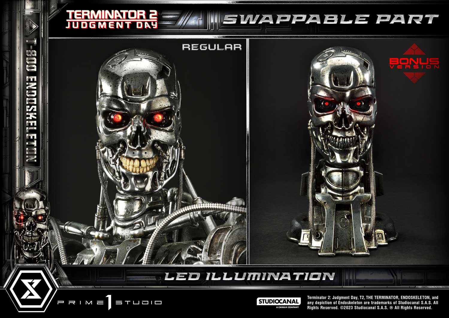 Prime 1 Studio - T-800 Endoskeleton [3 Variants]