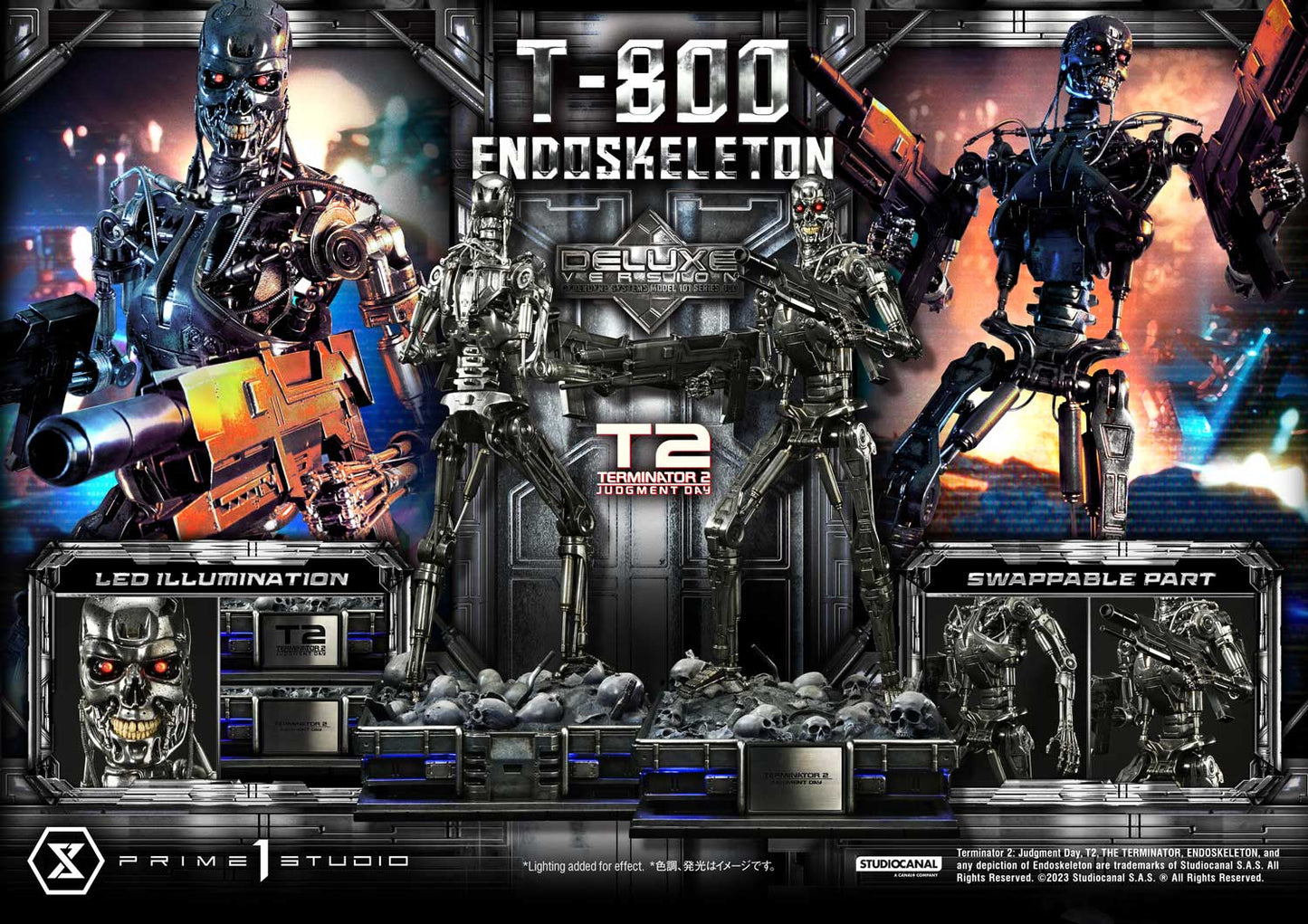 Prime 1 Studio - T-800 Endoskeleton [3 Variants]