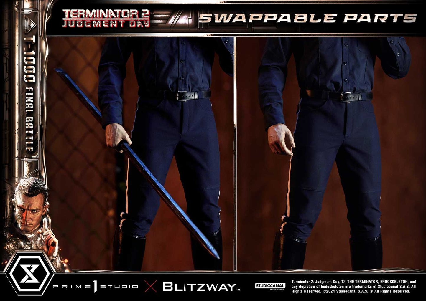Prime 1 Studio x Blitzway Studio - T-1000 Final Battle [3 Variants]