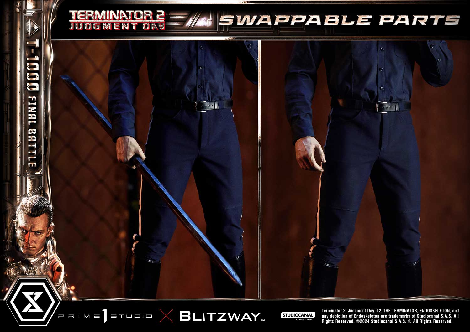 Prime 1 Studio x Blitzway Studio - T-1000 Final Battle [3 Variants]