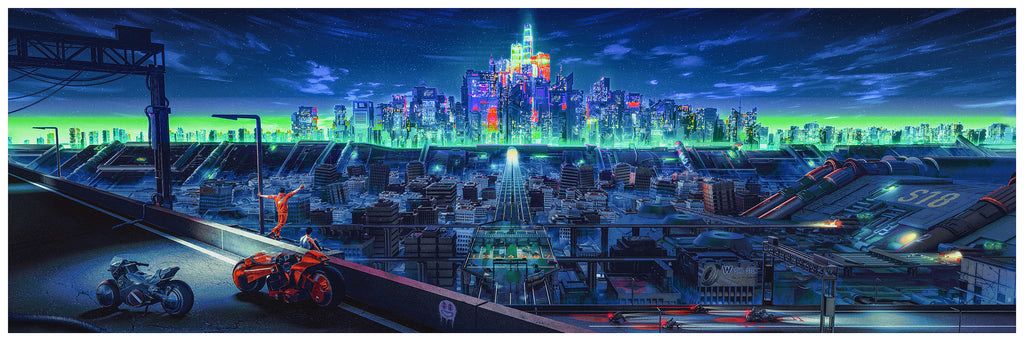 Movie Poster - "Simpler Times" Neo Tokyo Edition Poster