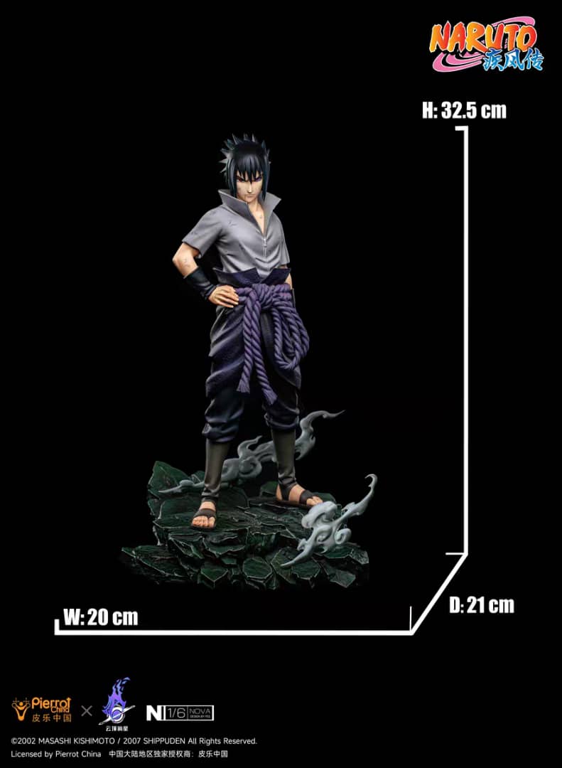 Genting Pickstar Studio x Pierrot China - Naruto Rikudousennin Modo x Shippuden Sasuke [Licensed] [2 Variants]