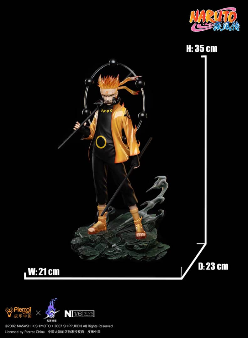 Genting Pickstar Studio x Pierrot China - Naruto Rikudousennin Modo x Shippuden Sasuke [Licensed] [2 Variants]
