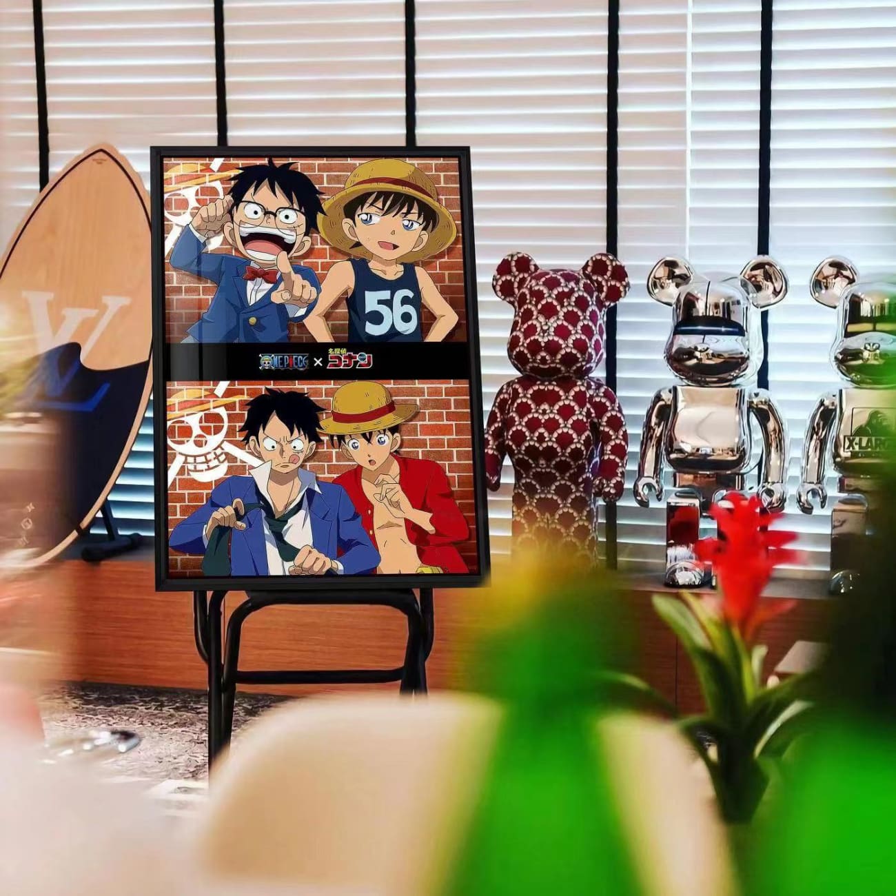 A. Conan Edogawa X Monkey D Luffy / B. Shanks X Subaru Okiya & Furuya Rei X Sabo