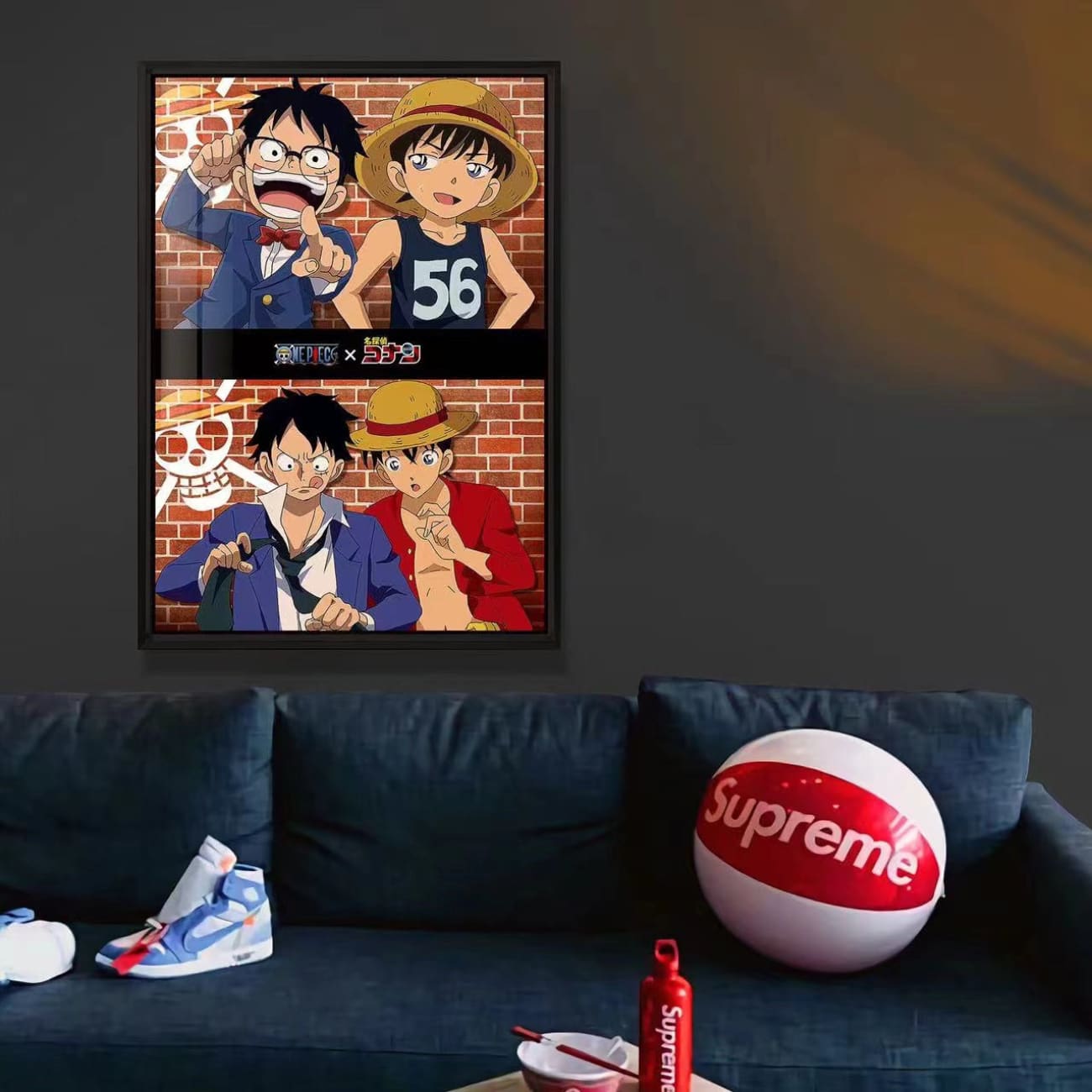 A. Conan Edogawa X Monkey D Luffy / B. Shanks X Subaru Okiya & Furuya Rei X Sabo