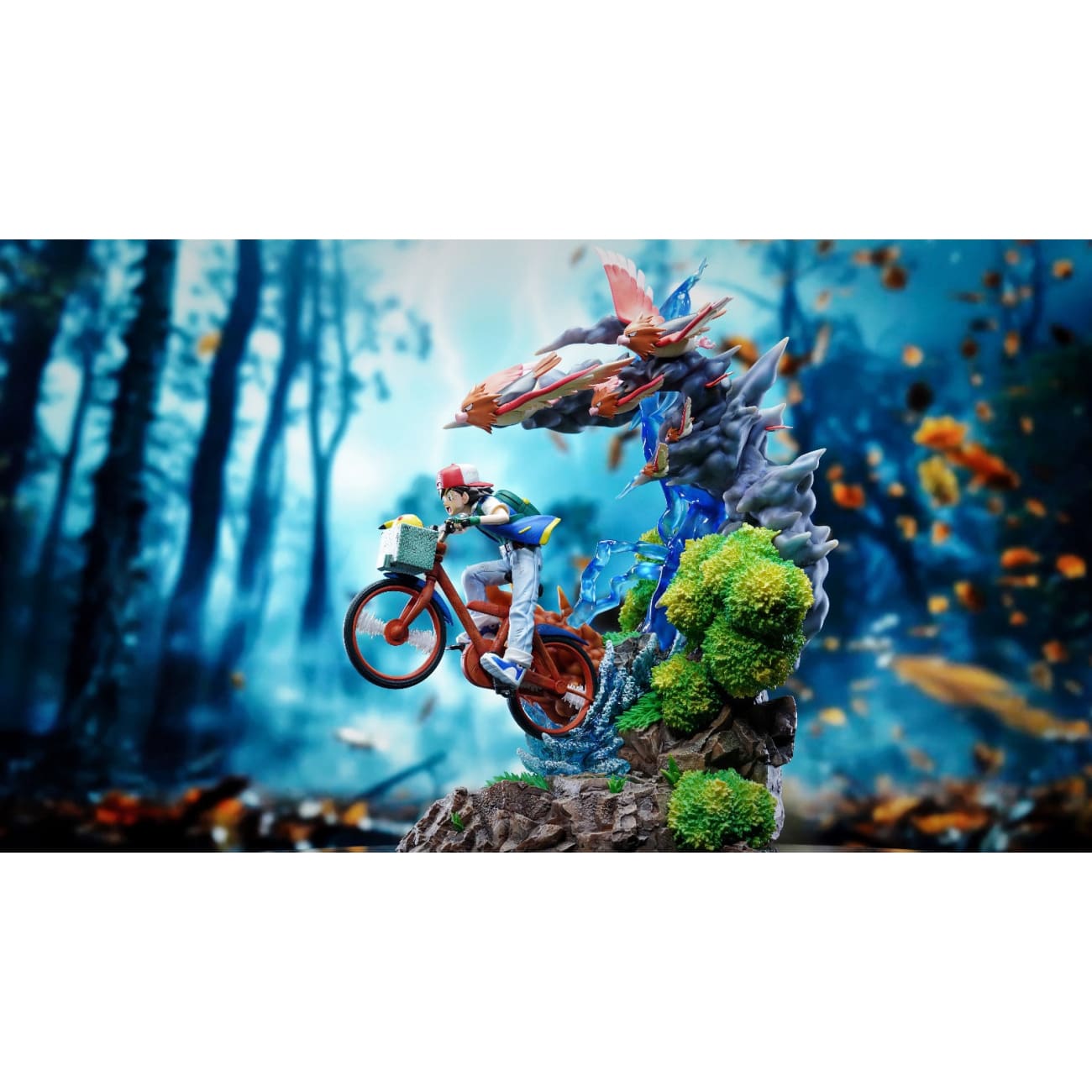 A.M Comic House - Riding Bike Ash Ketchum