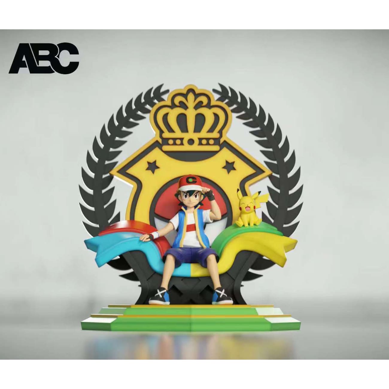 ABC Studio - Champion Throne Ash Ketchum [2 Variants]