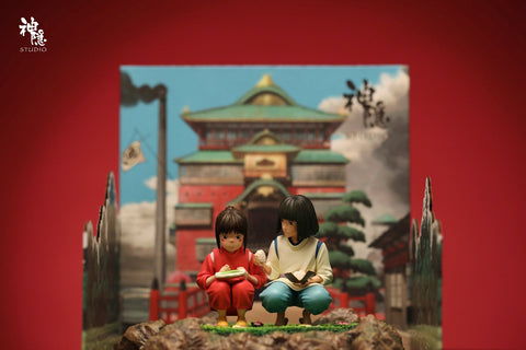Shen Yin Studio - Chihiro Ogino & Haku with Onigiri