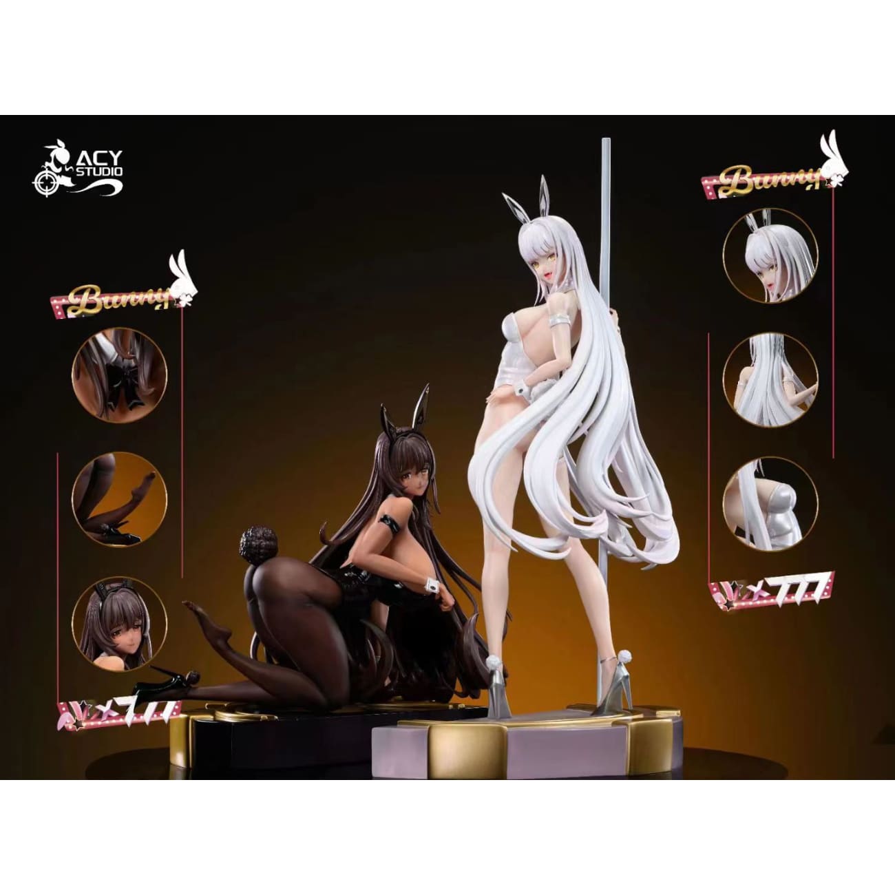 Acy Studio - Bunny X 777 Noir / Blanc [6 Variants]