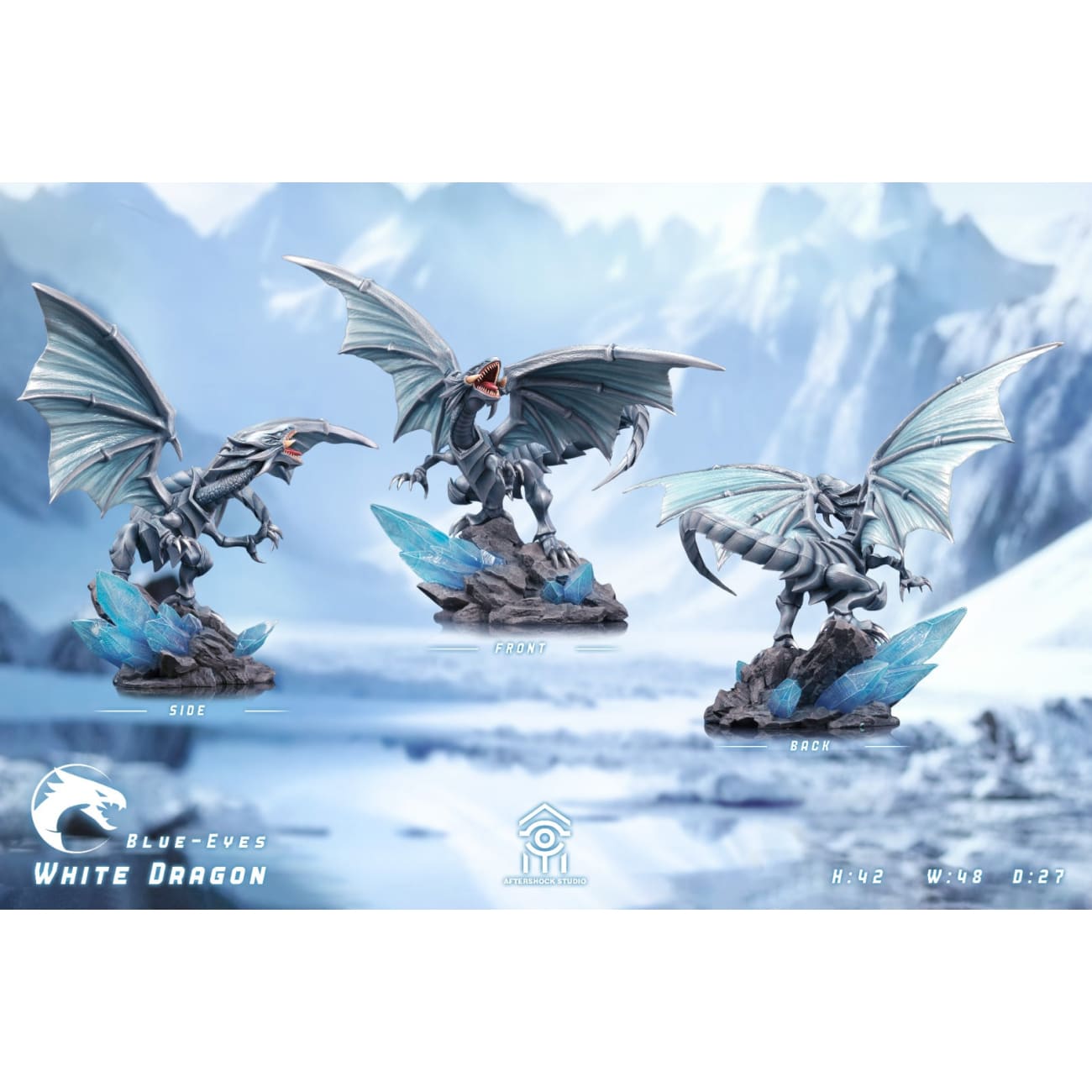 Aftershock Studio - Blue-Eyes White Dragon / Red-Eyes Black Dragon  [2 Variants]