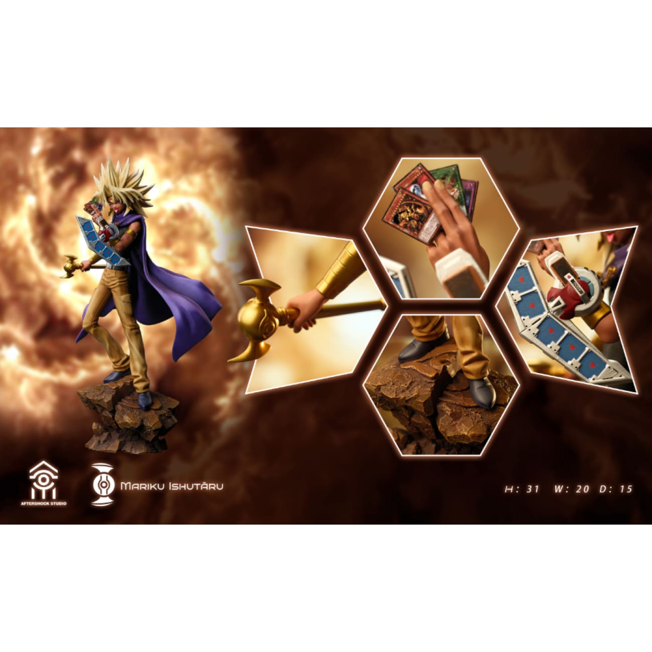 Aftershock Studio - The Winged Dragon of Ra / Marik Ishtar