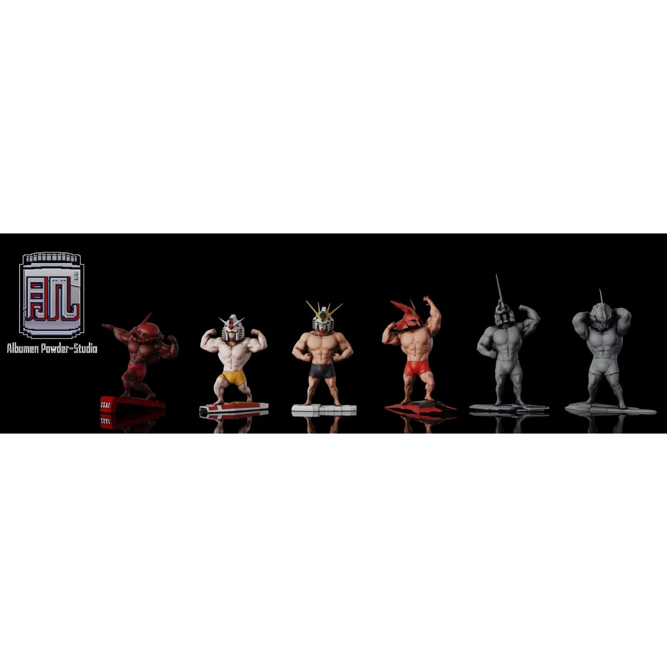 Albumen Powder Studio - Muscle Man Sazabi / MSN-04