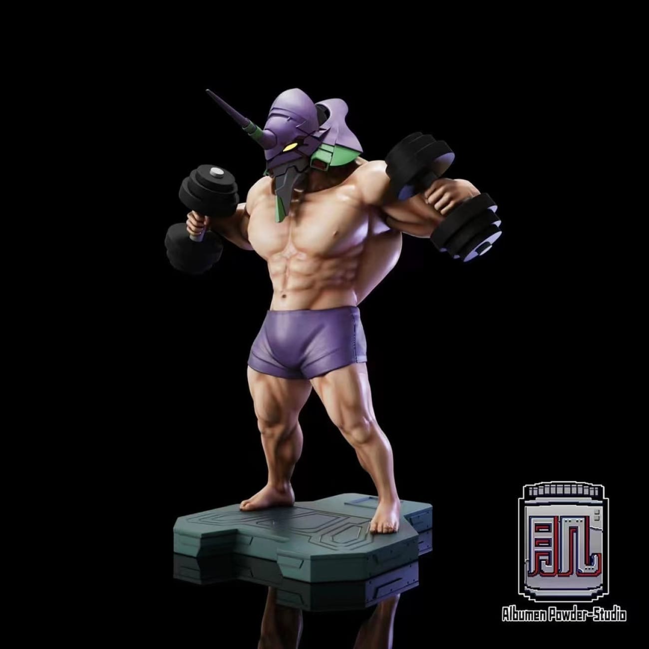 Albumen Power Studio - Muscle Man Evangelion 01