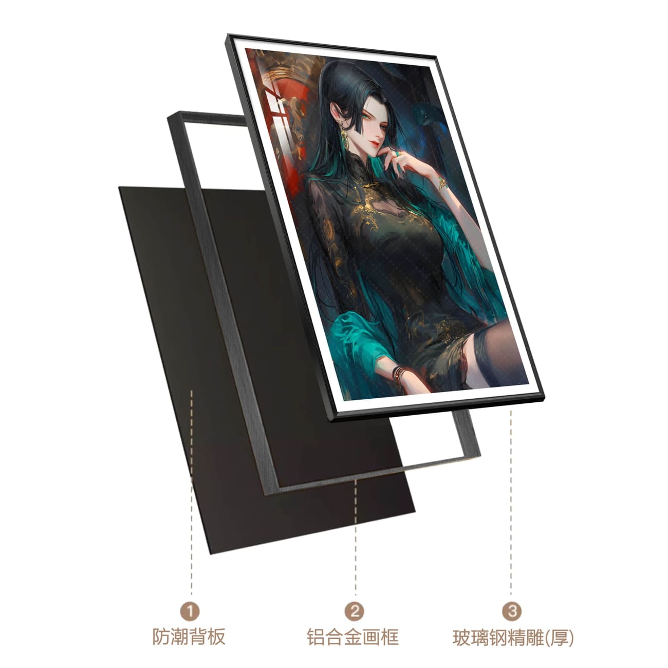 AMaoHuaShe Studio - Boa Hancock Poster Frame [3 Variants]