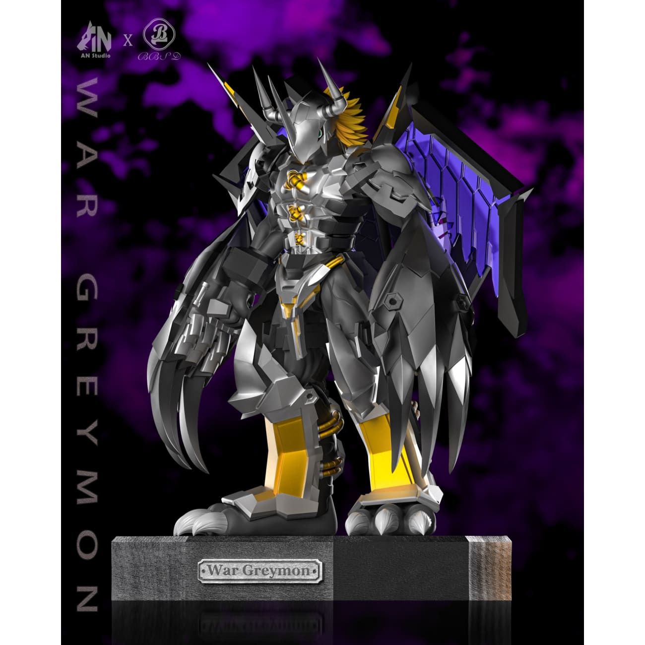 AN  x BBSD Studio - WarGreymon & Black WarGreymon [3 Variants]
