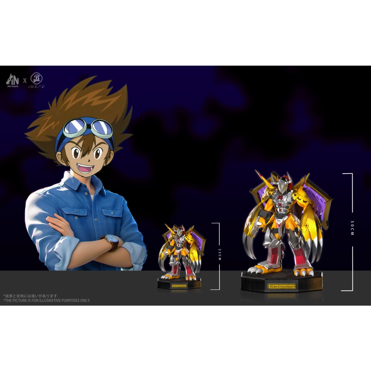 AN  x BBSD Studio - WarGreymon & Black WarGreymon [3 Variants]