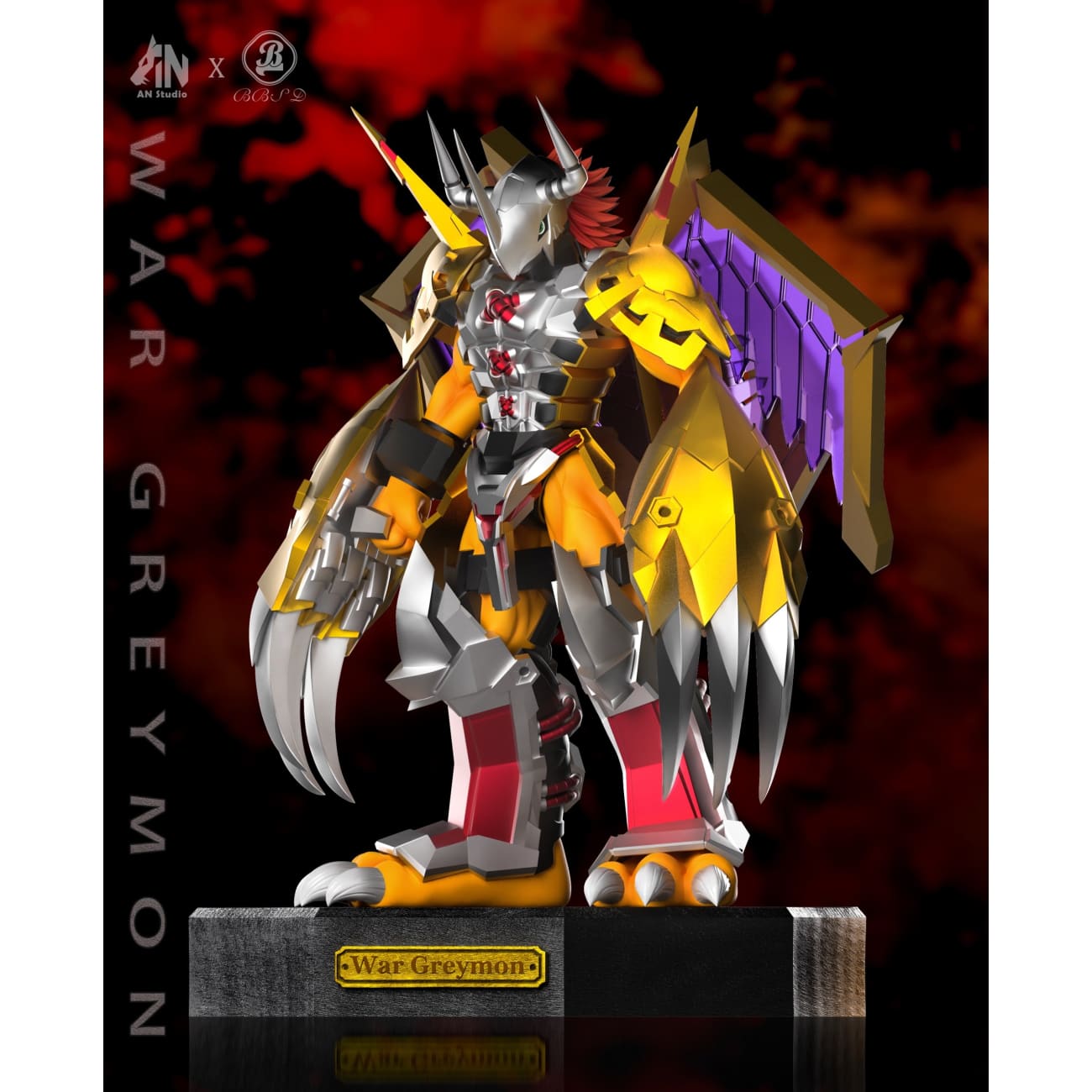 AN  x BBSD Studio - WarGreymon & Black WarGreymon [3 Variants]
