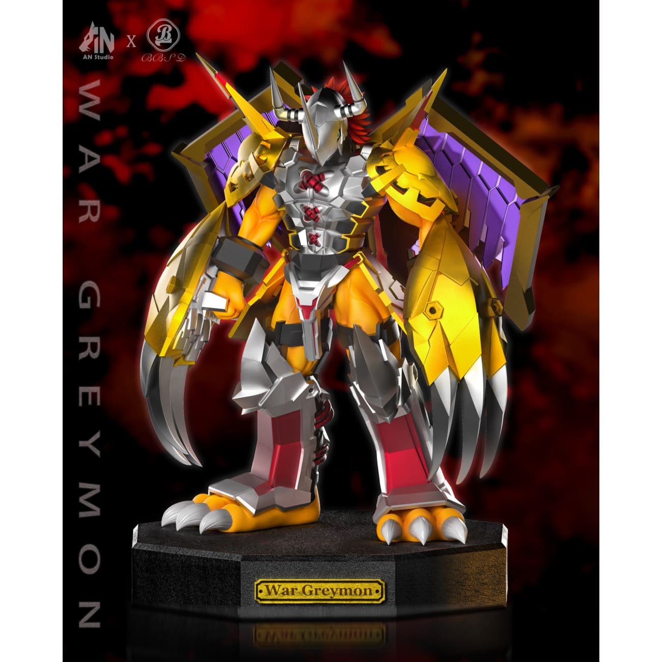 AN  x BBSD Studio - WarGreymon & Black WarGreymon [3 Variants]
