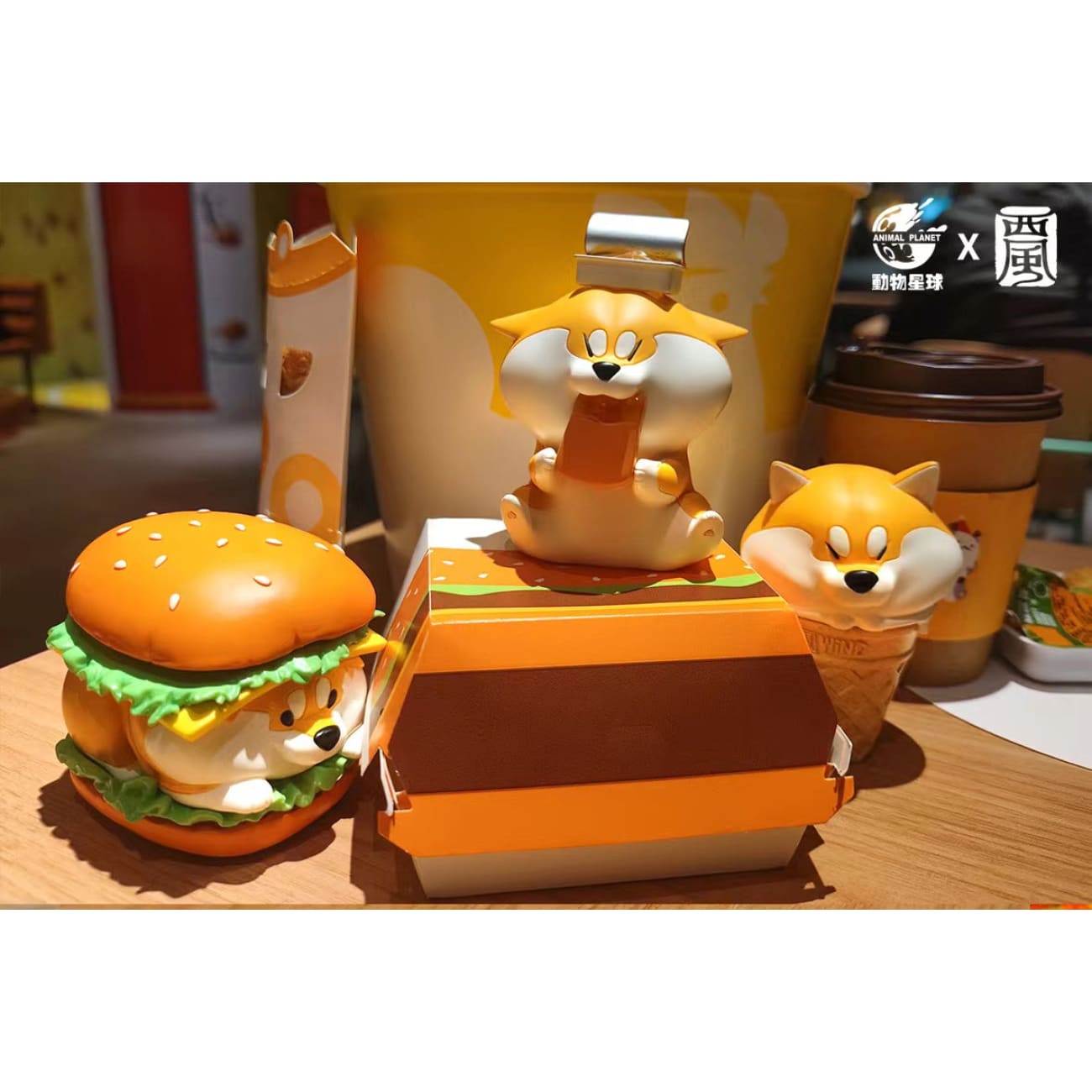 Animal Planet -  Fast Food Shiba Inu Series #2[Burger/ Nugget/ Ice-cream] 