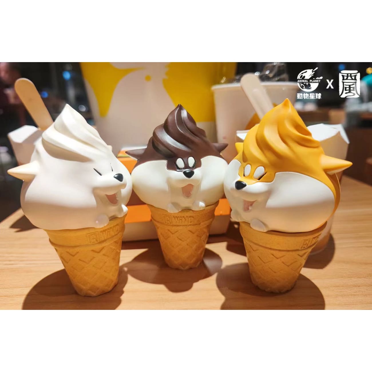 Animal Planet - Ice-cream Series Shiba Inu [Chocolate/ Vanila/ Original]