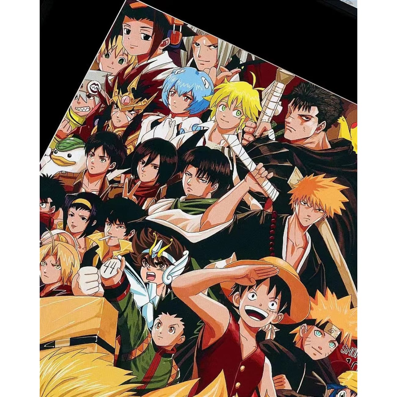 Anime Fighting Jam Wing Poster Frame [ 38cm x 54cm ]
