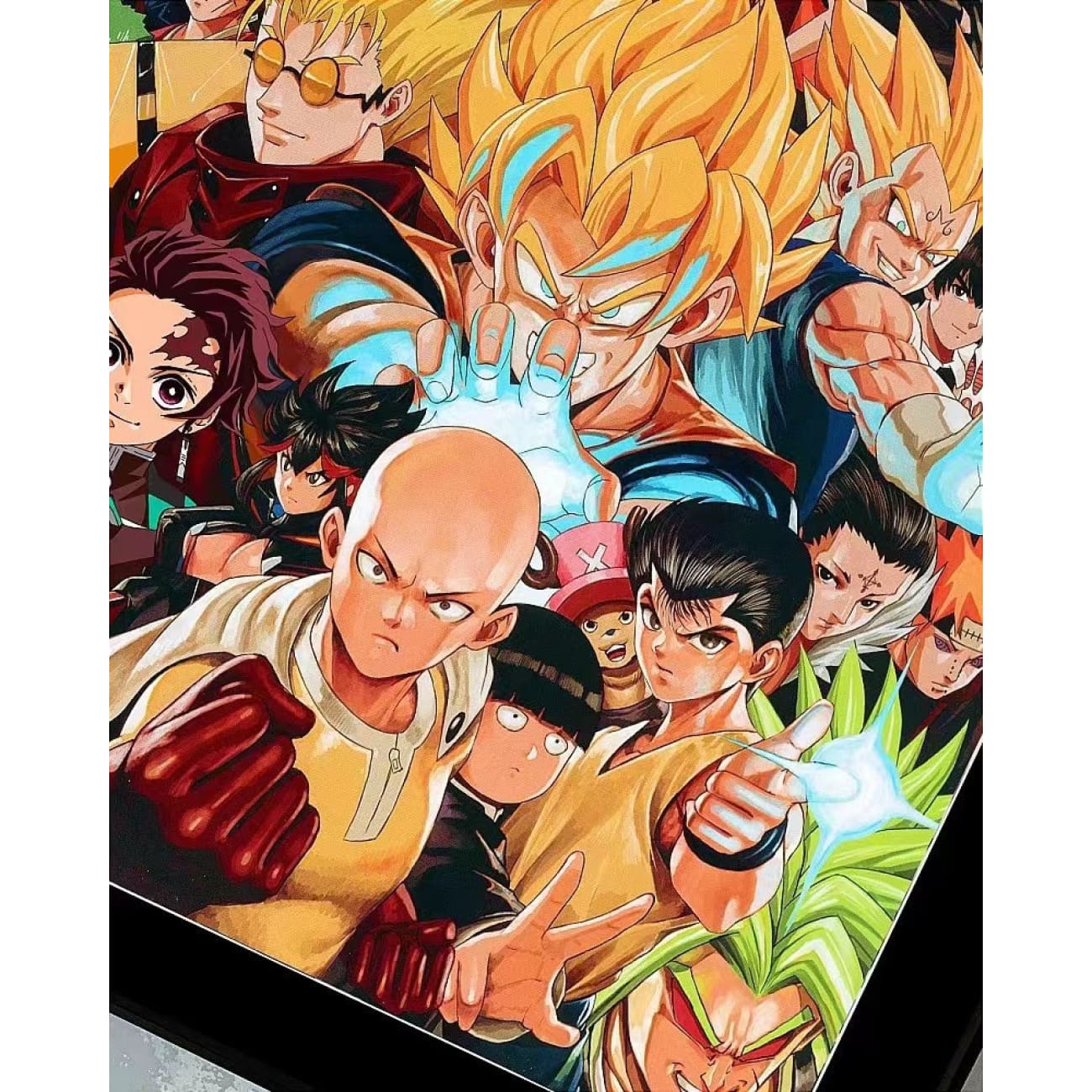 Anime Fighting Jam Wing Poster Frame [ 38cm x 54cm ]