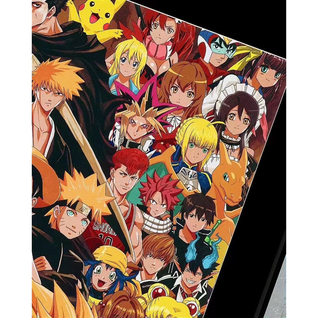 Anime Fighting Jam Wing Poster Frame [ 38cm x 54cm ]
