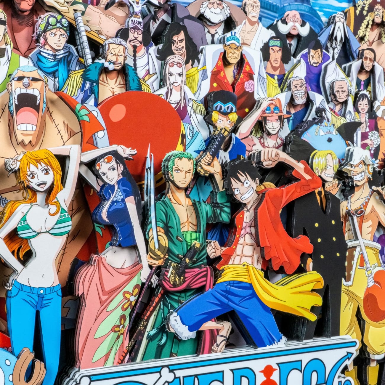 Anime Gallery - One Piece Anime Series All Story Arc Characters 3D Photo Frame [5 Variants]