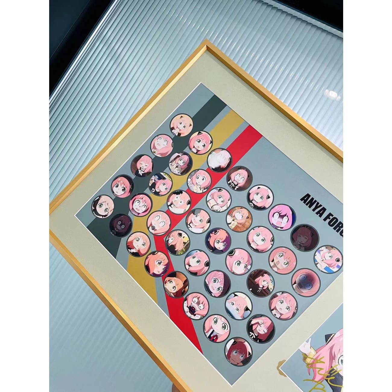 Anya Forger 40 Pieces Emoji Poster Frame [53cm x 38cm]
