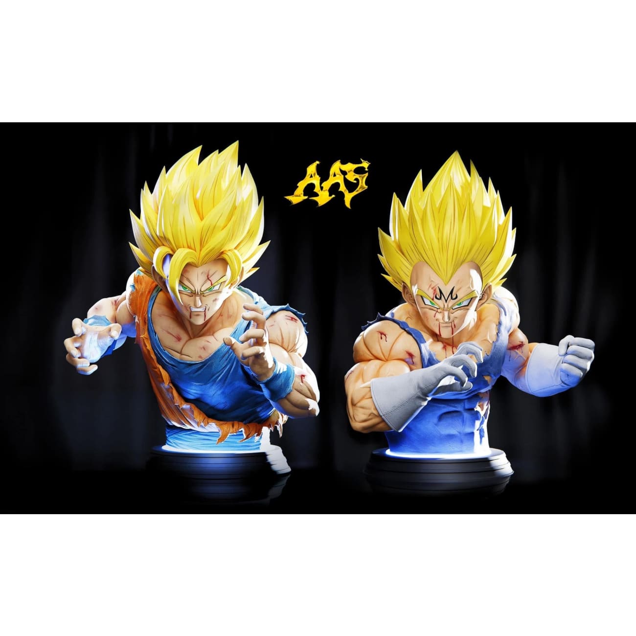 Armyant Studio (AAS) - Vegeta / Son Goku Bust