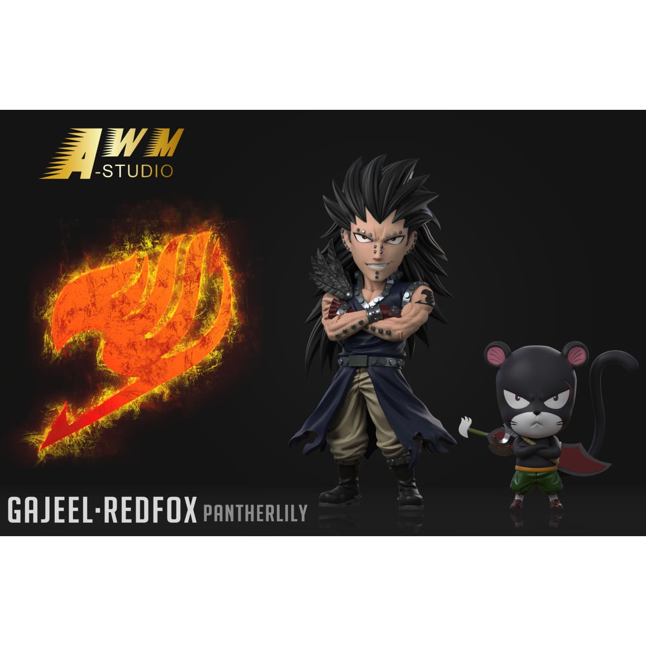 AWM Studio - Gajeel Redfox & Panther Lily