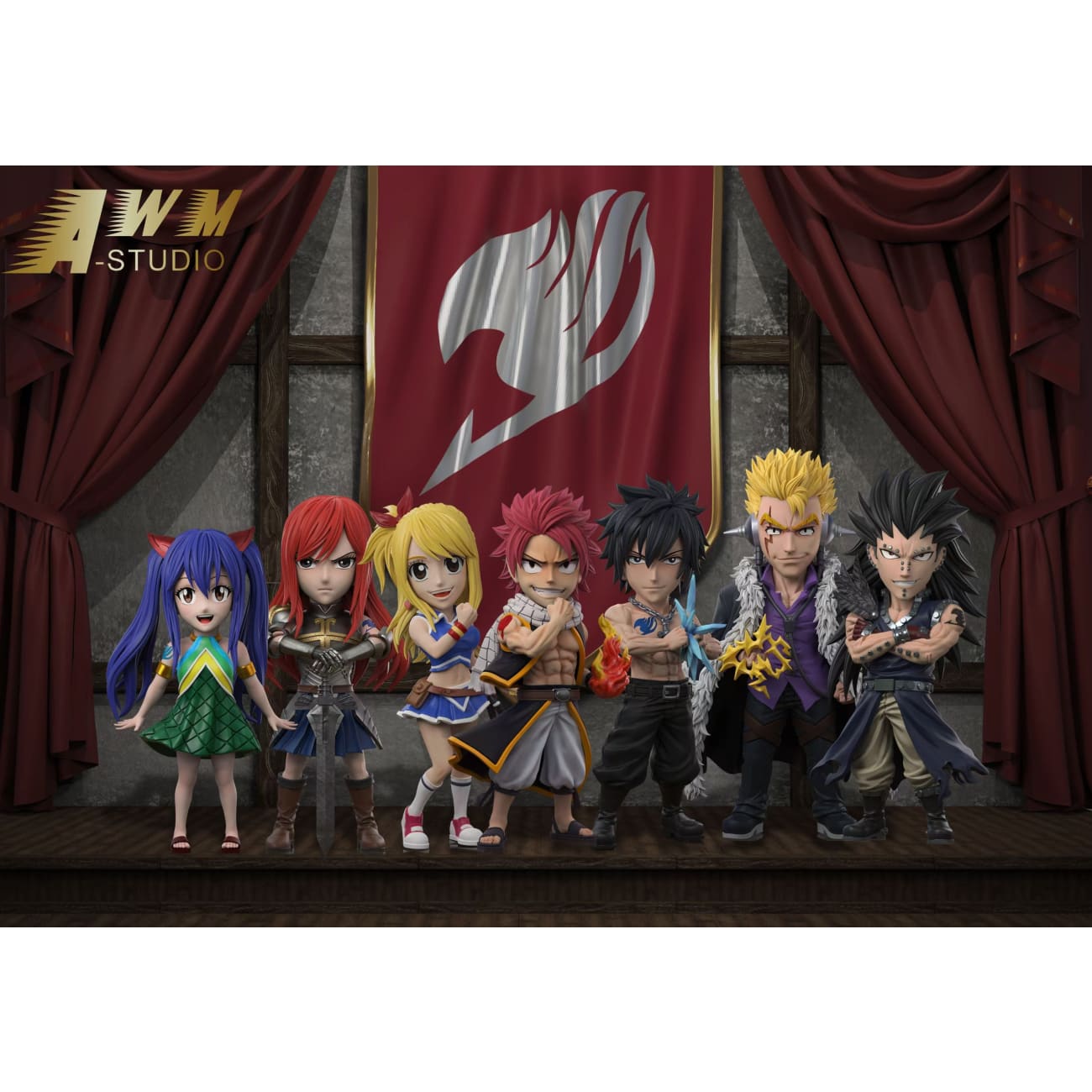 AWM Studio - Gajeel Redfox & Panther Lily