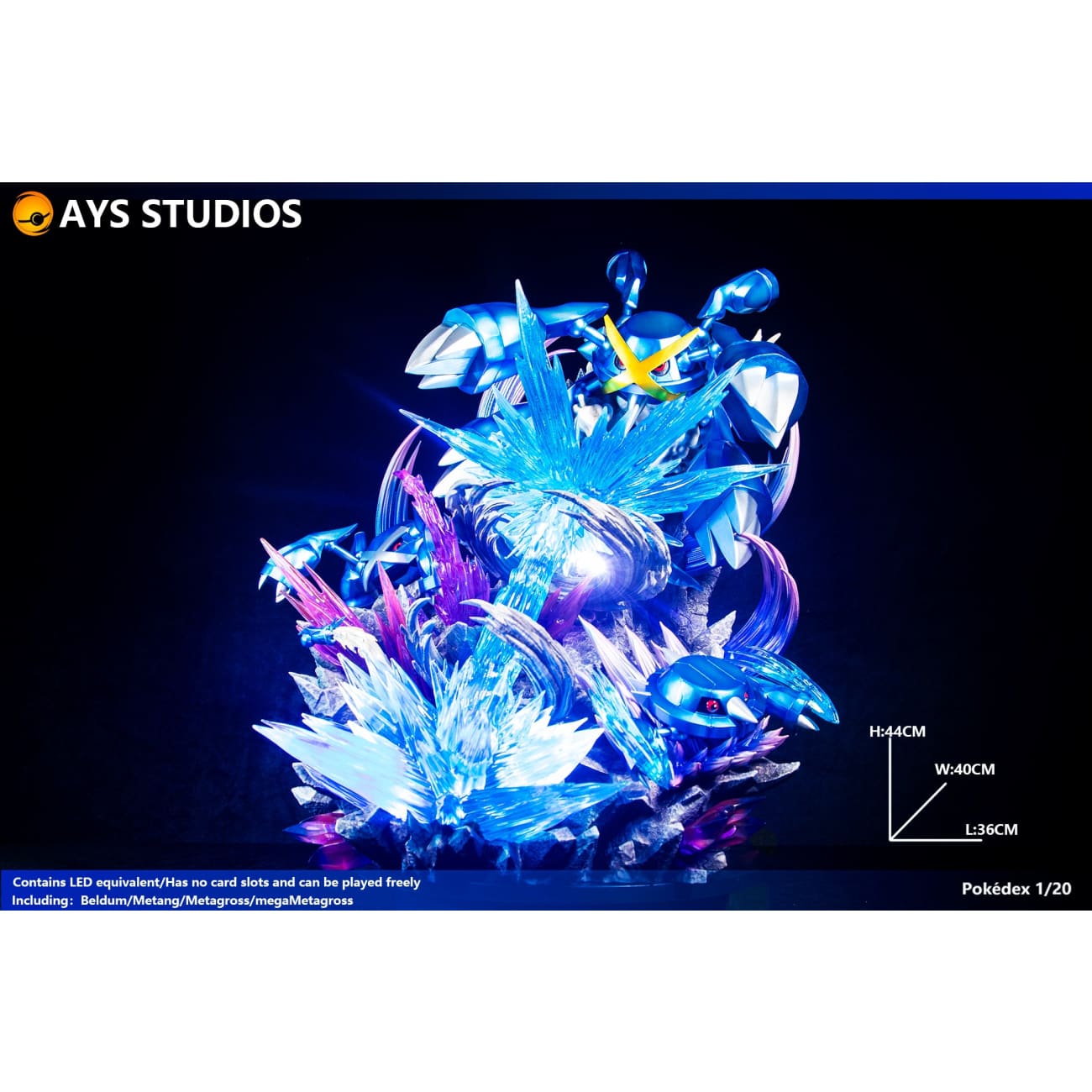 AYS Studio - Evolution of Metagross / Mega Metagross [5 Variants]