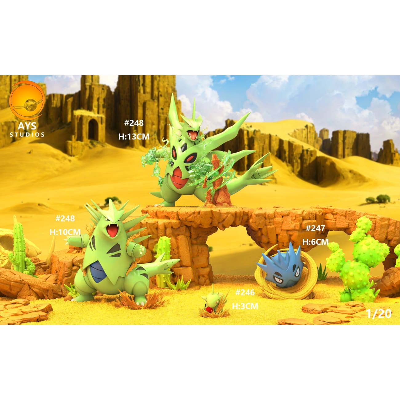 AYS Studio - Tyranitar Evolution Group [6 Variants]