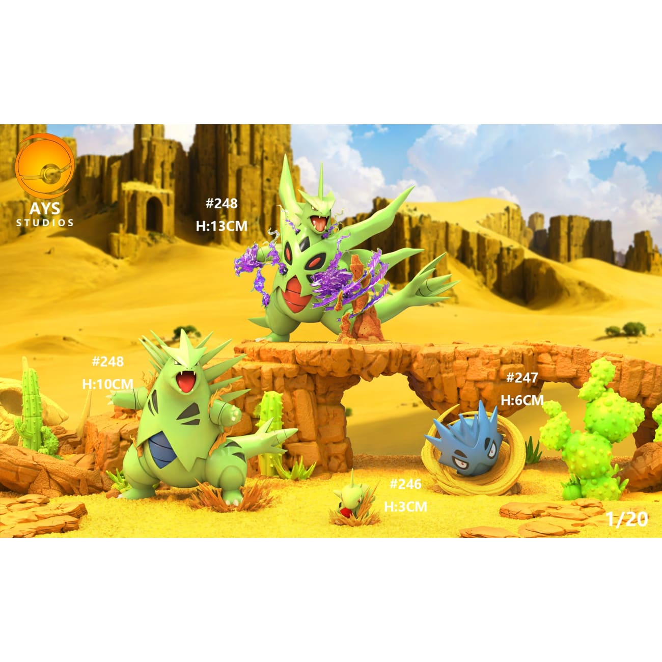 AYS Studio - Tyranitar Evolution Group [6 Variants]