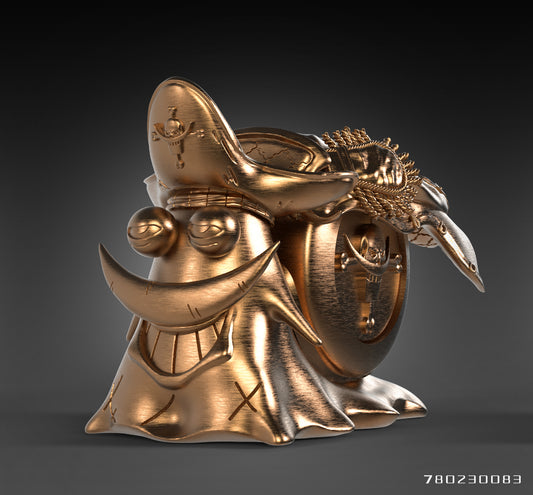 LX Studio - Golden Den Den Mushi Four Emperors Whitebeard Edward Newgate [2 Variants]