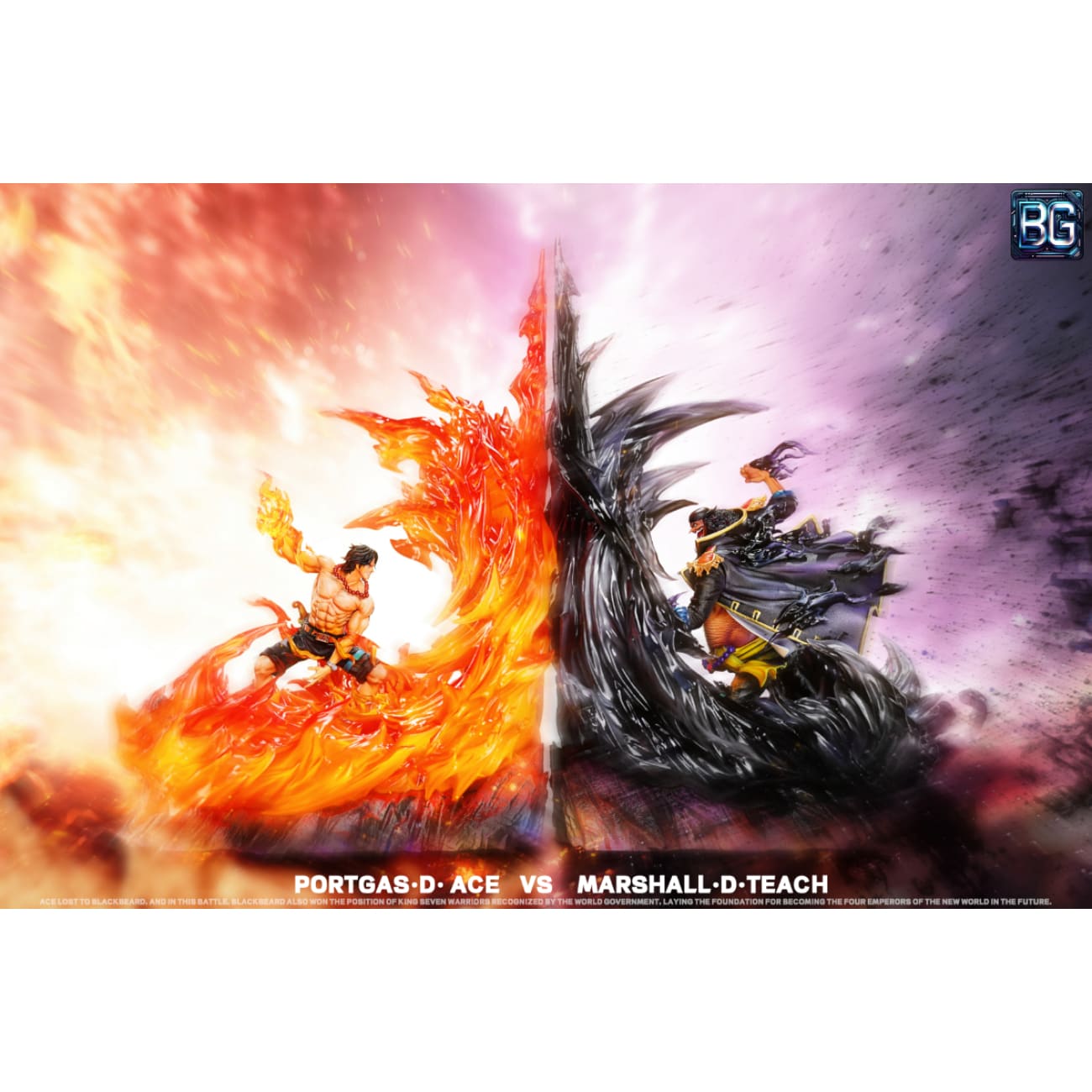 Badge Studio - Portgas D. Ace VS Marshall D. Teach [8 Variants]