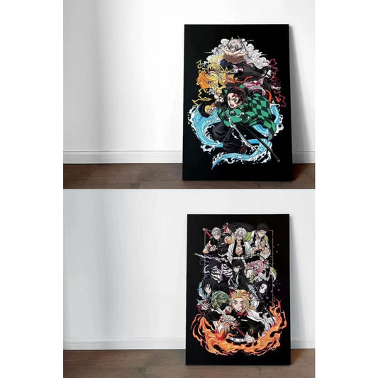 Kamados and friend / The  9 Pillar Poster Frame [60cm x 88cm]