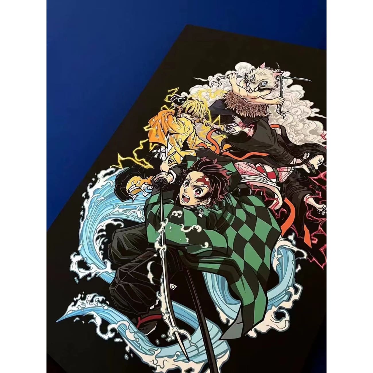 Kamados and friend / The  9 Pillar Poster Frame [60cm x 88cm]