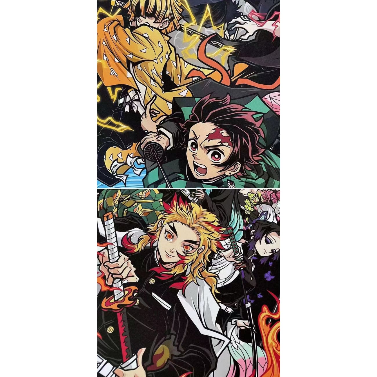 Kamados and friend / The  9 Pillar Poster Frame [60cm x 88cm]