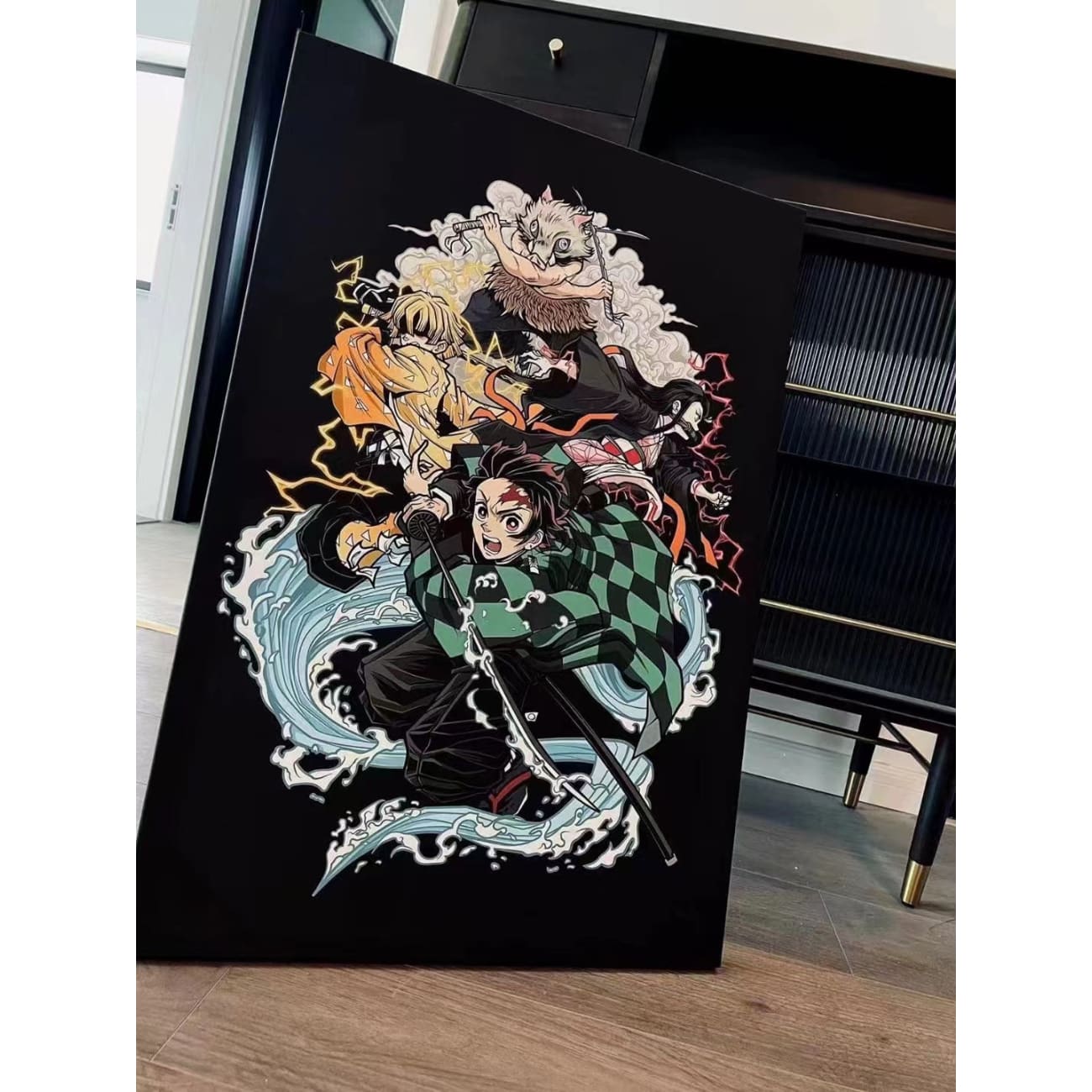 Kamados and friend / The  9 Pillar Poster Frame [60cm x 88cm]