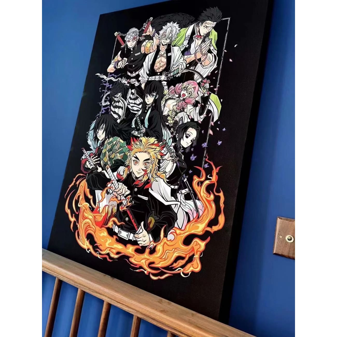 Kamados and friend / The  9 Pillar Poster Frame [60cm x 88cm]