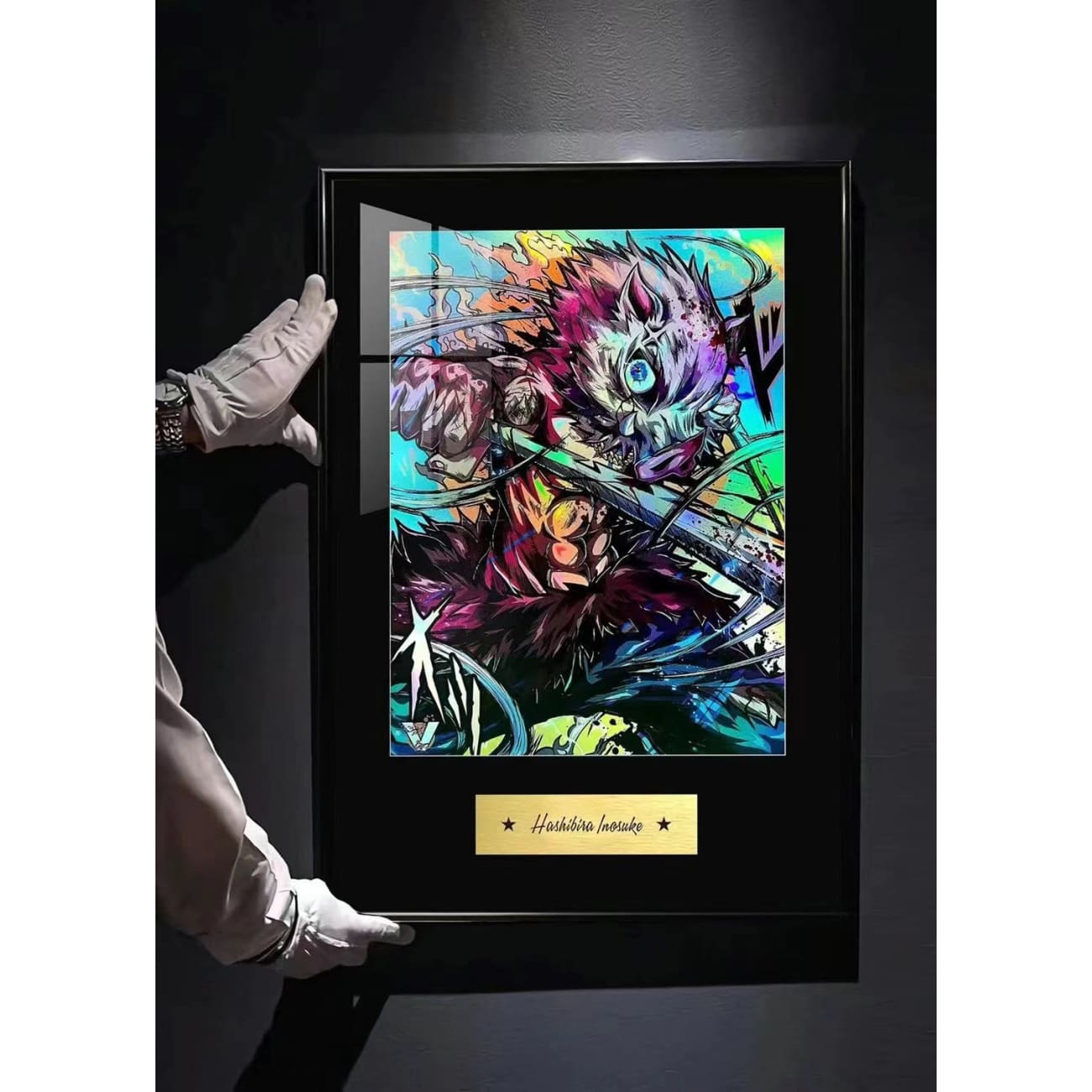 BBD Studio X 1985 Painting Lab - Hashibira Inosuke Coloured Chrome Poster Frame