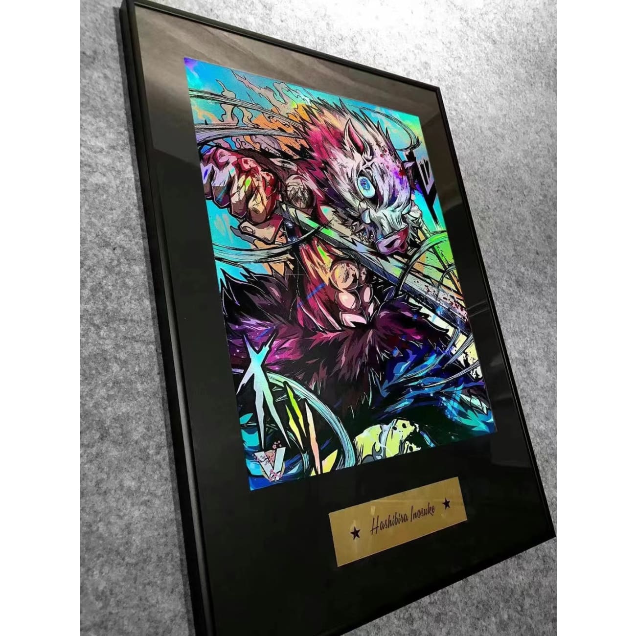 BBD Studio X 1985 Painting Lab - Hashibira Inosuke Coloured Chrome Poster Frame