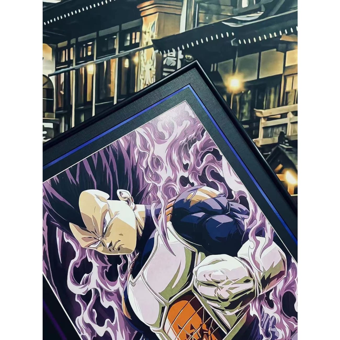 BBD X 1985 Printing Lab - Vegeta Poster Frame