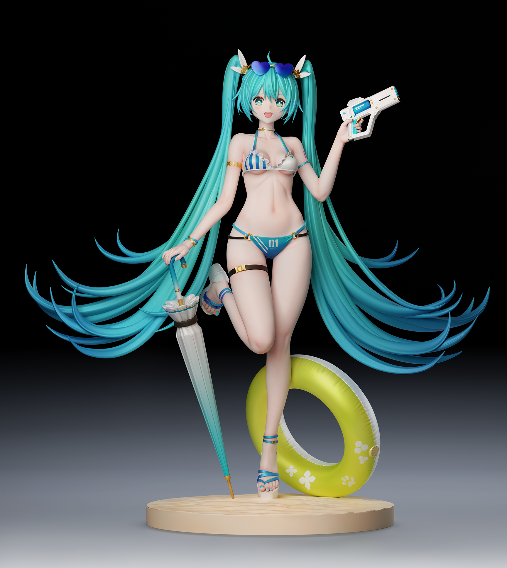 Kiki Studio - Hatsune Miku Summer Fantasy Ver. [Cast Off][2 Variants]