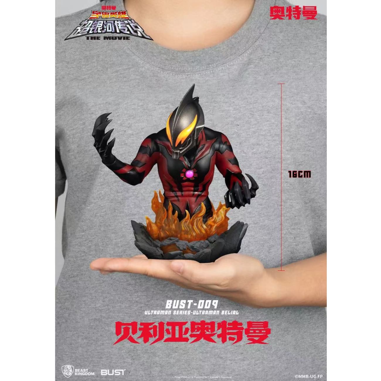Beast Kingdom - Ultraman Zero Bust [BUST-008] / Ultraman Belial Bust [BUST-009]