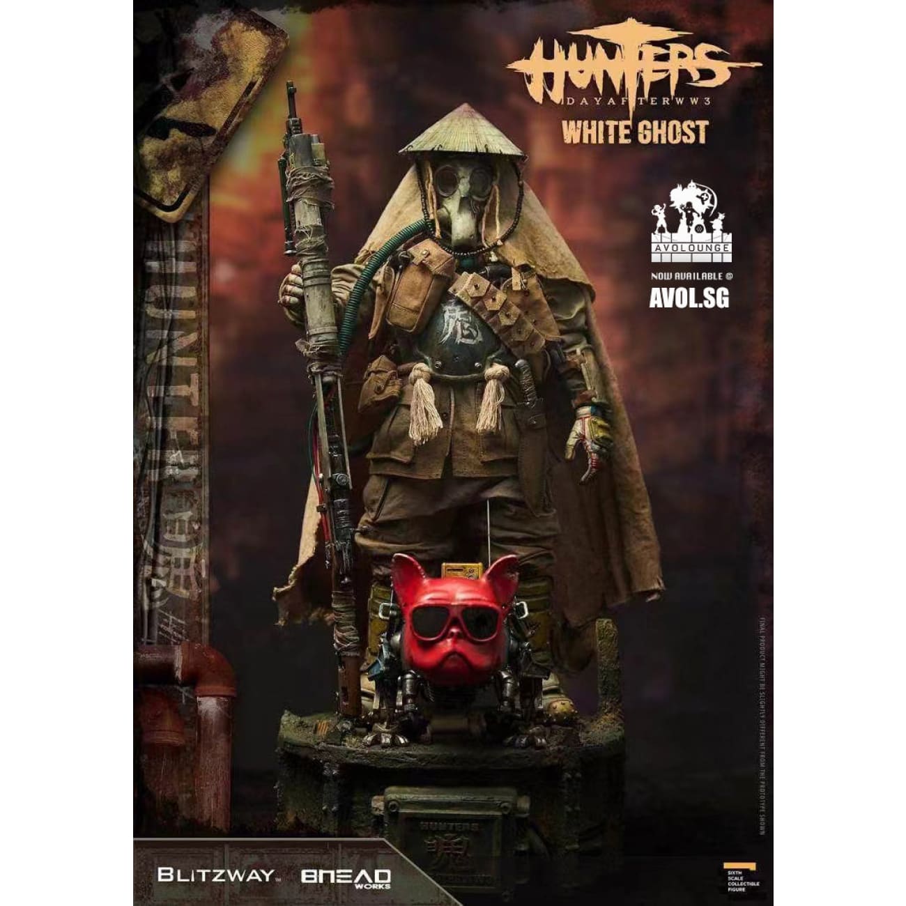 BHEADworks X Blitzway - White Ghost [1/6 scale]